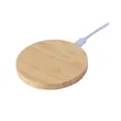 Bamboo 15W Wireless Charging Pad | https://www.bestnamebadges.com