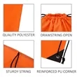 Waterproof Nylon Drawstring Backpacks Bags For School Gym | https://www.bestnamebadges.com