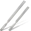 Coarse Grit Durable Stainless Steel Design Long Nail File | https://www.bestnamebadges.com