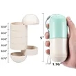 Organizer Daily Cases Mini Portable Pills Box 7 Day Travel | https://www.bestnamebadges.com