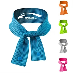Cooling Neck Wraps Ice Scarf Tie For Adjustable Fit