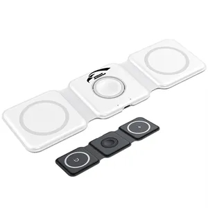 Wireless Charging Station 3 In 1 Magnetic Multiple Devices