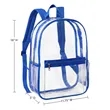 Heavy Duty Security Clear PVC School Backpack | https://www.bestnamebadges.com