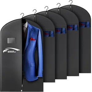 Suit Bag For Storage With Visible Transparent Window