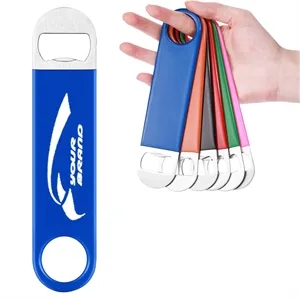 Rubber Coated Stainless Steel Flat Bottle Opener