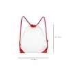 Waterproof Small Clear Drawstring Bags For Colleges Sport | https://www.bestnamebadges.com