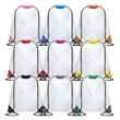 Waterproof Small Clear Drawstring Bags For Colleges Sport | https://www.bestnamebadges.com