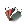 Luggage Bag Tags Leather Keychain Labels With Ring | https://www.bestnamebadges.com