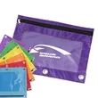Multi-Color Pencil Pouch Smooth Zipper For 3 Ring Binder | https://www.bestnamebadges.com