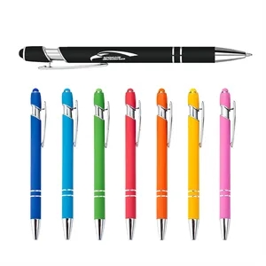 2-In-1 Stylus Retractable Ballpoint Pen For Touch Screens