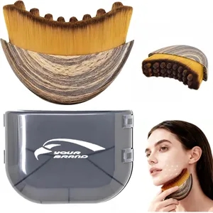 Manual Lymphatic Contour Face Brush Drainage Massager
