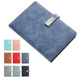 A5 Medium Size Pu Leather Composition Notebook 200 Sheets