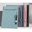 A4 PU Leather Clipboard Folder With Pen Loop For Office | https://www.bestnamebadges.com