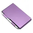 Small Pocket Notebook Notepad Aluminum Case With Metal Pen | https://www.bestnamebadges.com