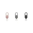 Stainless Steel Retractable Keychain Multitool Carabiner | https://www.bestnamebadges.com