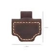 Leather Magnetic Bookmark With Pen Holder Design For Reading | https://www.bestnamebadges.com