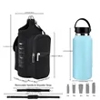 Magnetic Water Bottle Holder With Pockets & Shoulder Strap | https://www.bestnamebadges.com