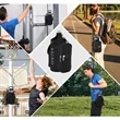 Magnetic Water Bottle Holder With Pockets & Shoulder Strap | https://www.bestnamebadges.com