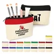 Cotton Canvas Utility Pouch | https://www.bestnamebadges.com