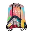 18" x 13.5" Custom Drawstring Backpack - Digital Print | https://www.bestnamebadges.com