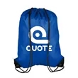 18" x 13.5" Custom Drawstring Backpack - Silk Screen | https://www.bestnamebadges.com