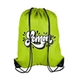 18" x 13.5" Custom Drawstring Backpack - Silk Screen | https://www.bestnamebadges.com