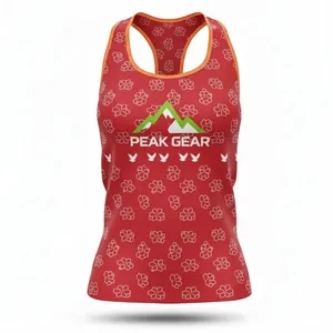 Women's 160G Brushed Milk Silk Racerback Tank Top SUBLIMATED