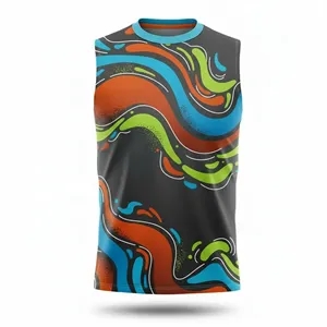 Sublimated UPF Mesh Premium Sleeveless T-Shirt