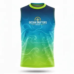 Sublimated 180G Lightweight Athletic Sleeveless T-Shirt