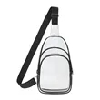 Clear PVC Crossbody Sling Bag Backpack | https://www.bestnamebadges.com