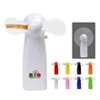 Pre Programmed Mini Handheld Fan W/Flash Message LED | https://www.bestnamebadges.com