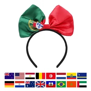 2026 World Cup Celebration Satin Bow Headband