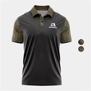 Mossy Oak® Men's 4.4 Oz. Polyester Interlock Polo Shirt | https://www.bestnamebadges.com