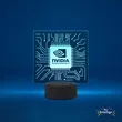 mr.BriteSign LED Acrylic Sign - Square | https://www.bestnamebadges.com