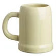 24 oz. Beige Ceramic Beer Mugs | https://www.bestnamebadges.com