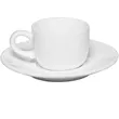 2.5 oz. Porcelain Espresso Cups with Saucer | https://www.bestnamebadges.com