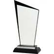 8" Black Razor Glass Award | https://www.bestnamebadges.com