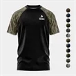 Mossy Oak® Men's Raglan 4.4 Oz. Polyester Interlock T-Shirt | https://www.bestnamebadges.com
