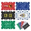 Rectangular Dice Poker Chip Plaque | https://www.bestnamebadges.com