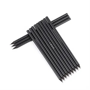 Presharpened Black Wood Writing Pencils