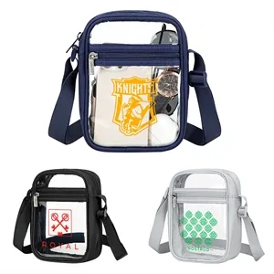 AeroLOFT® Clear View Crossbody Stadium Bag | https://www.bestnamebadges.com