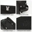 Water-Resistant Nylon Toiletry Bag with Tech Organizer | https://www.bestnamebadges.com