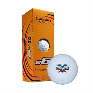 Bridgestone E 6 Soft Golf Balls - 3 Pack | https://www.bestnamebadges.com