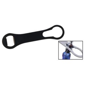 Dog Bone Powder Coated Bottle Opener w/Pour Spout Remover | https://www.bestnamebadges.com