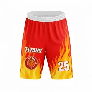 Sublimated Basketball Shorts Butterfly Mesh 160G