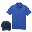 OGIO® Placket Polo T-Shirt & Trucker Mesh Cap Gift Box Set | https://www.bestnamebadges.com