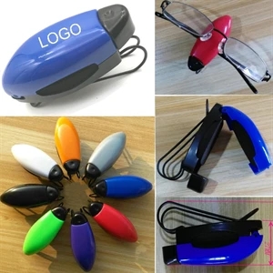 Bullet-Style Sunglasses Clip for Storage and Convenience