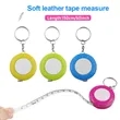 Mini Retractable Tape Measure Keychain | https://www.bestnamebadges.com