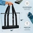 Clear Tote Bag | https://www.bestnamebadges.com