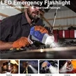 3 LED Hand Crank Emergency Flashlight | https://www.bestnamebadges.com